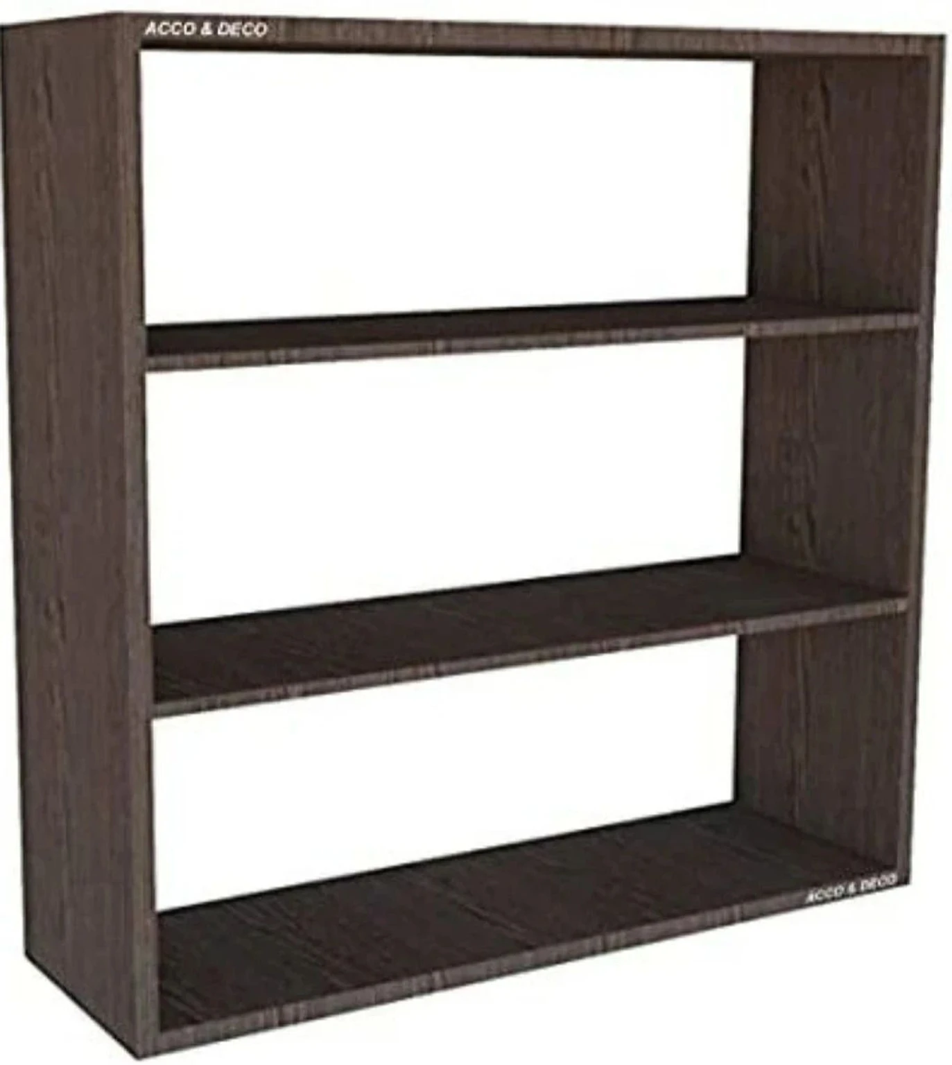 Containers Kitchen Rack Ana Craft Premium MDF Wall-Mounted Multipurpose Rack - 3 Tier Storage Organizer Wood - Image 2